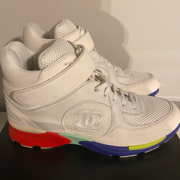 Chanel high top sneakers in a size 42 - Picture 13 of 16